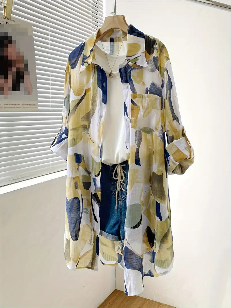 VICKY | BLOUSE IMPRIMÉE ÉLÉGANTE