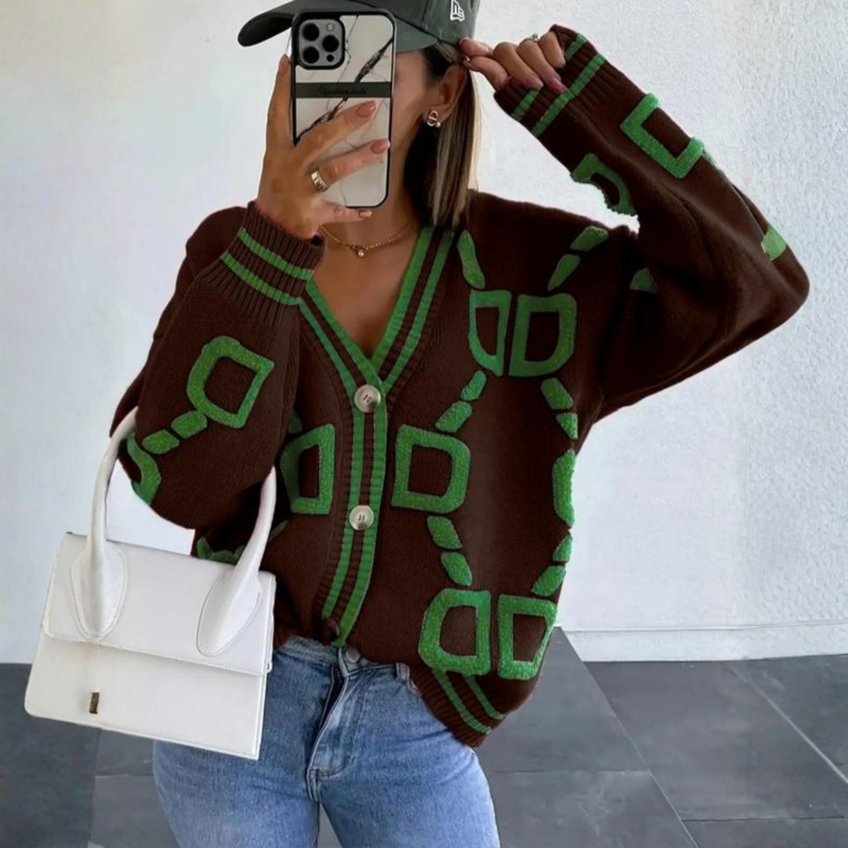 ELEA™ - Classy Button Down Long Sleeve Cardigan