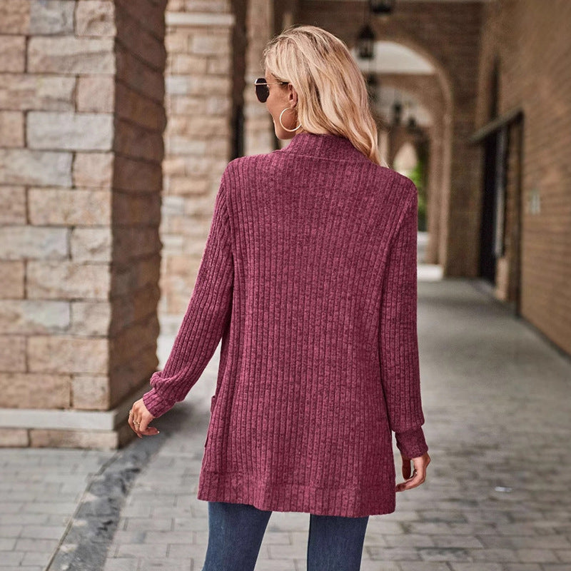 LUCILLE™ - Cozy Lightweight Long-Sleeve Open Front Cardigan