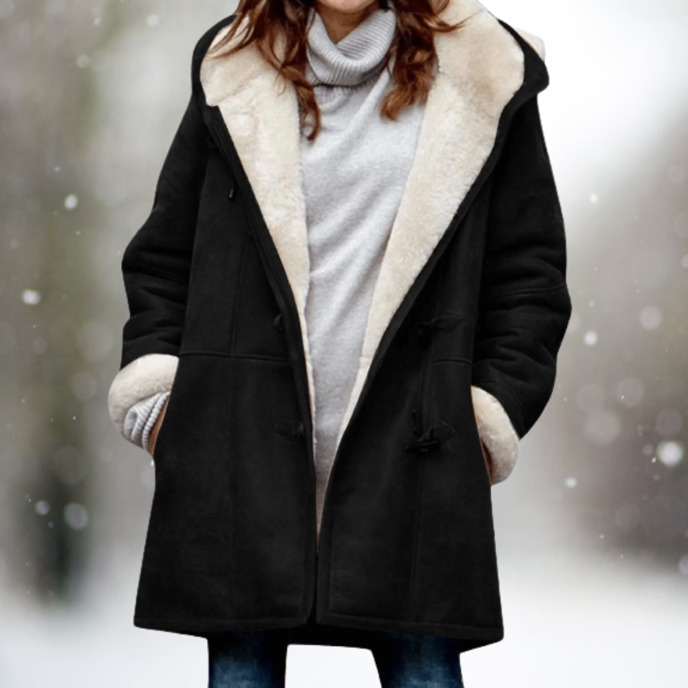Lidia™ | Manteau D’Hiver Chaud En Sherpa