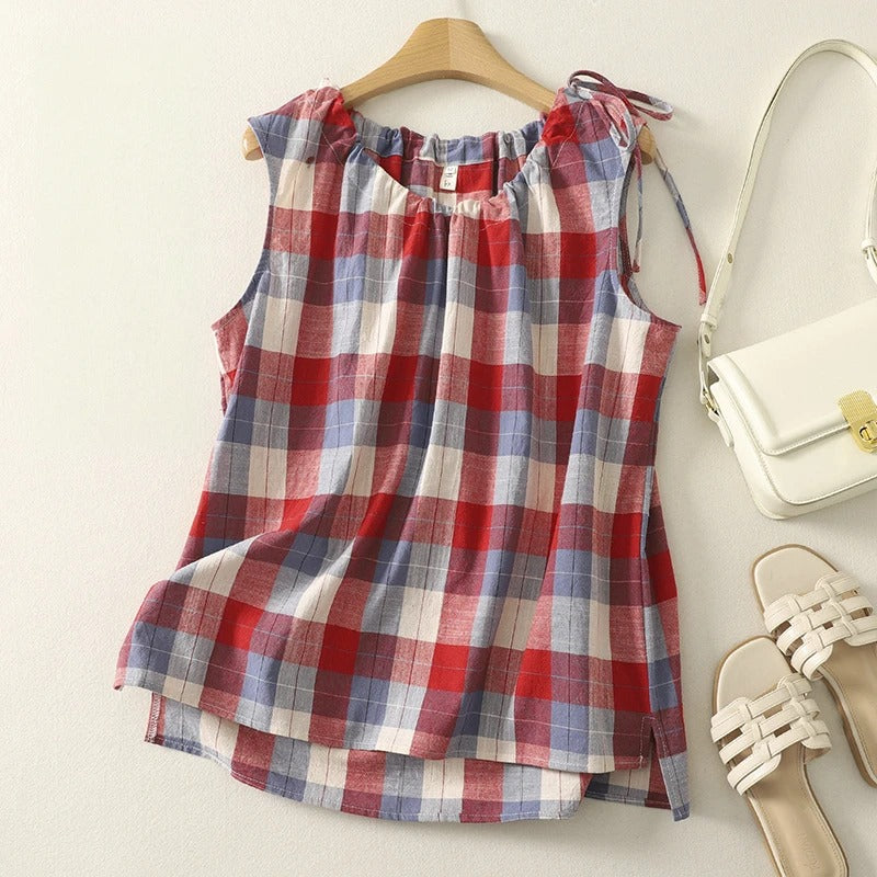 ERIS | HAUT EN LIN SANS MANCHES