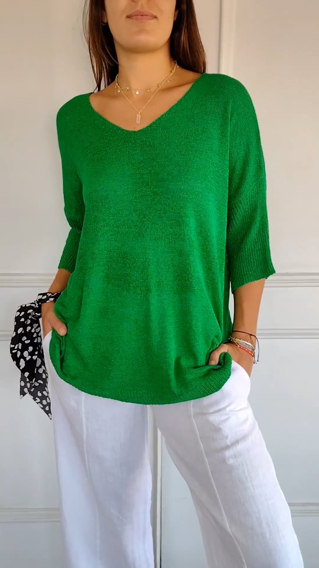 AMANDA | BLOUSE EN TRICOT DÉCONTRACTÉE