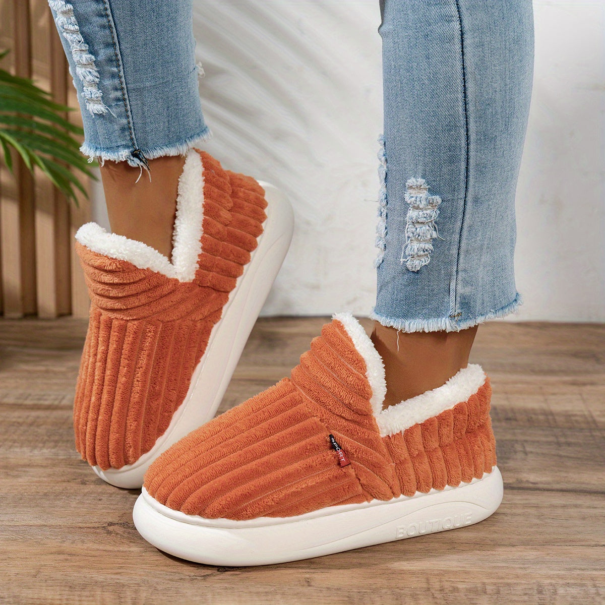 Maureen | Chaussons en peluche