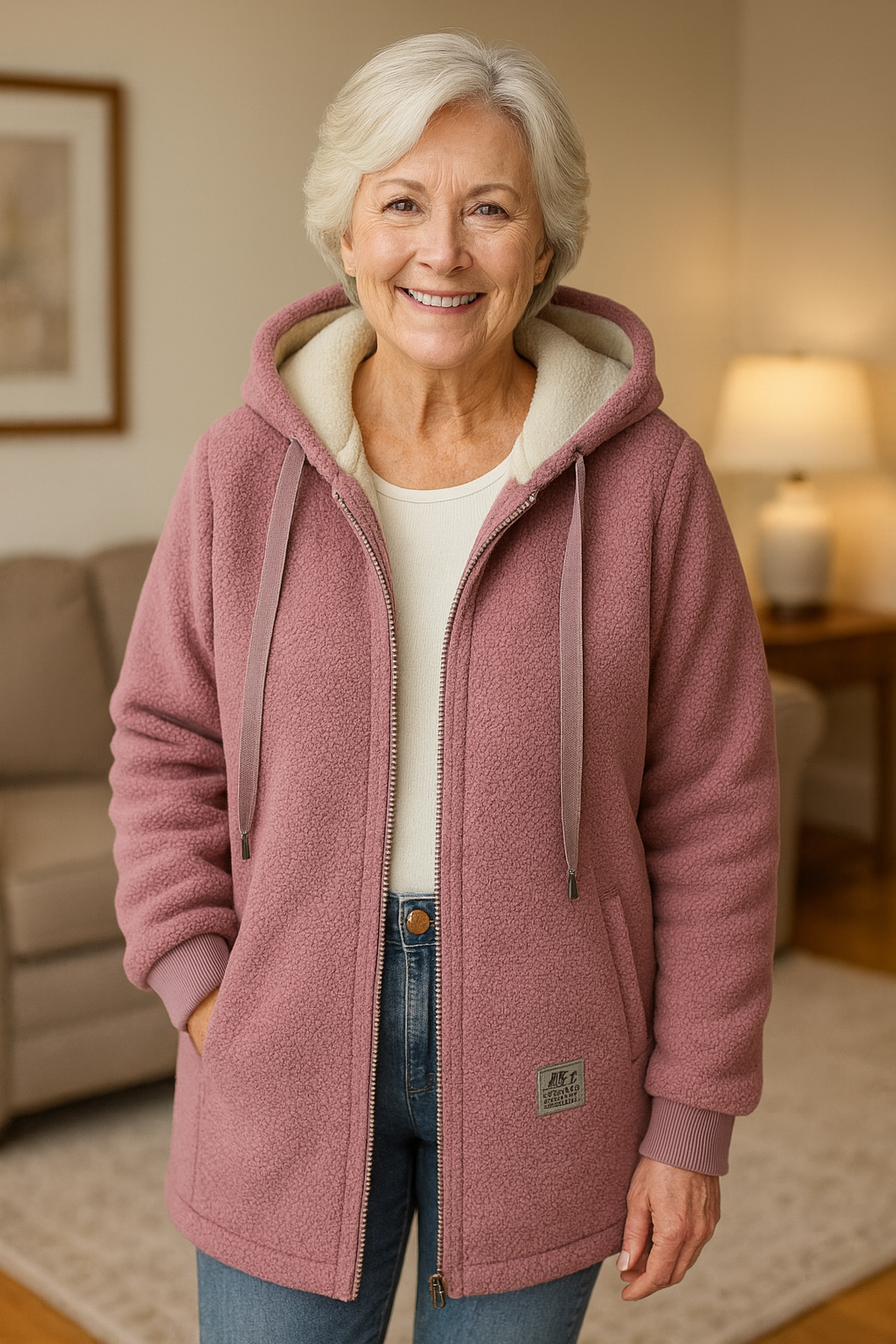 Ilona | Veste en Fleece Chaude et Confortable pour Femmes