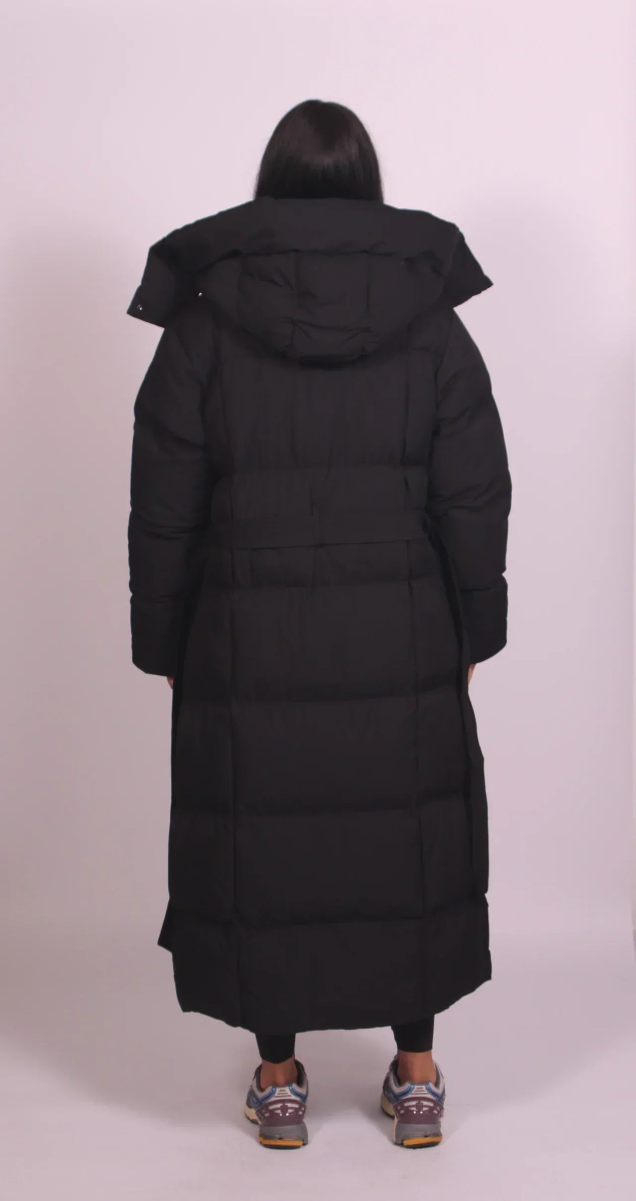 Carmen - Manteau Puffer Long avec Ceinture