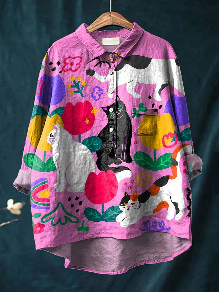 AMARI™ - Cat Art Shirt