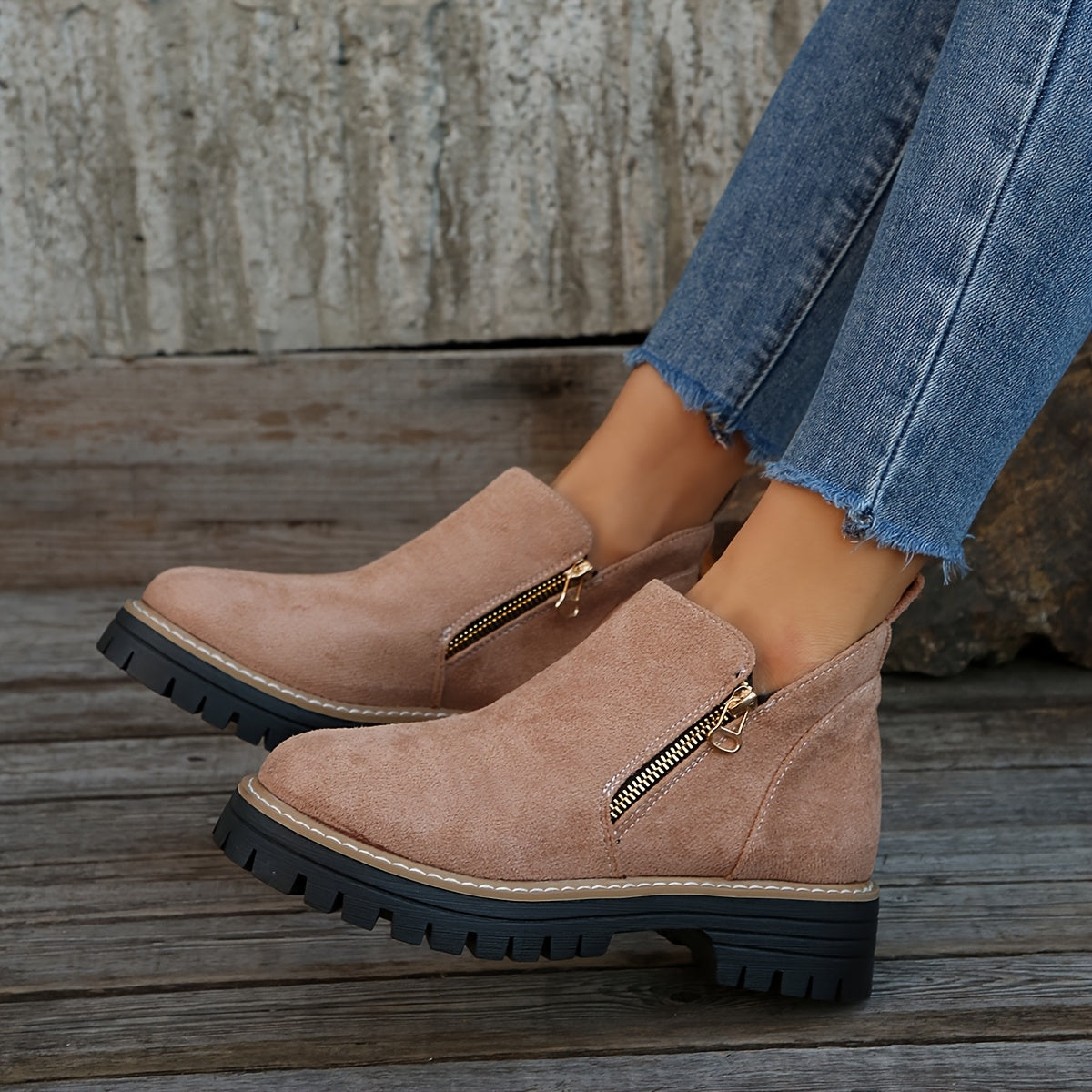 Mealla™ – Bottes pour Femmes Élégantes et Confortables avec Fermeture Éclair